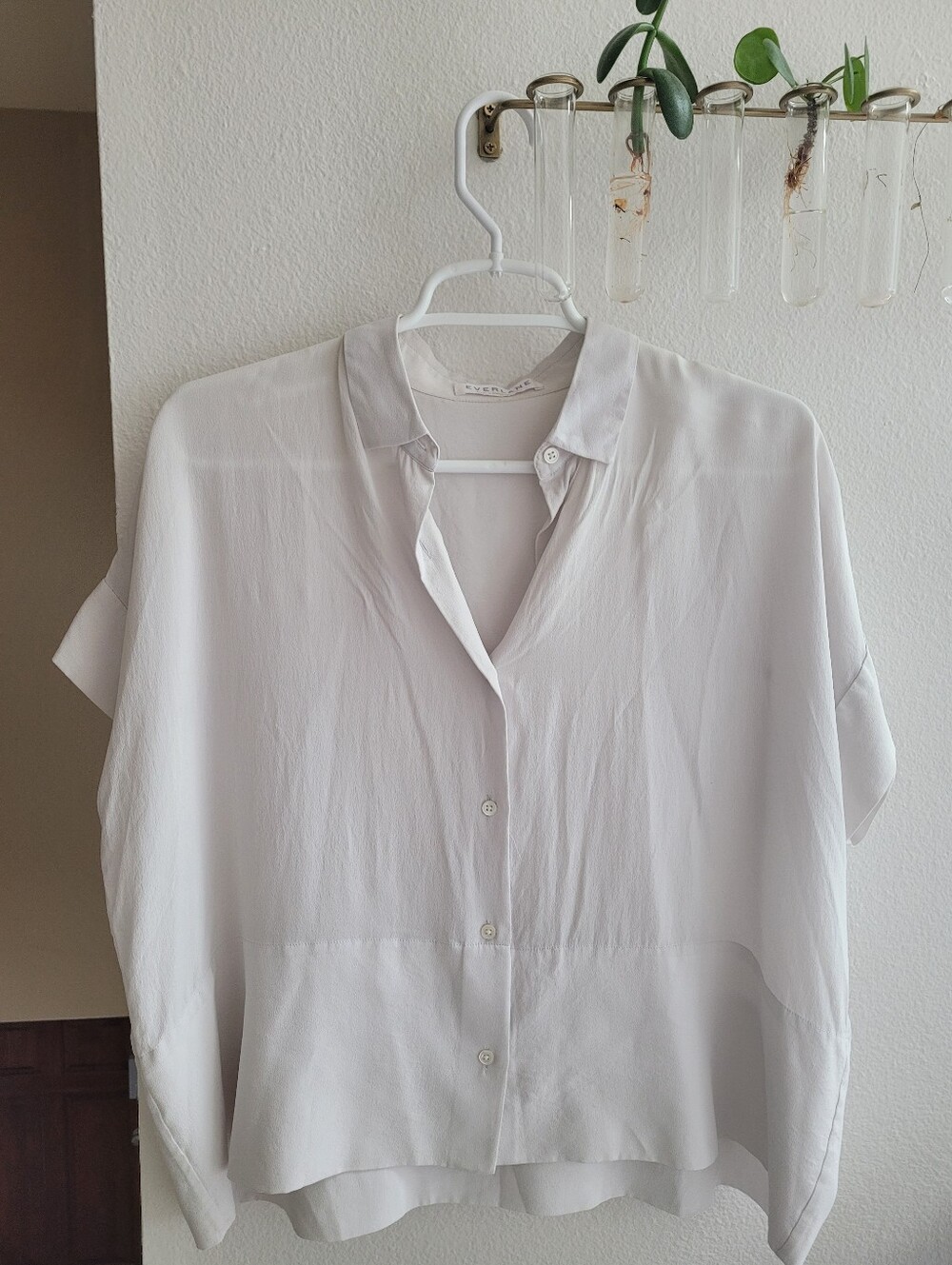 Everlane Silk Boxy Blouse